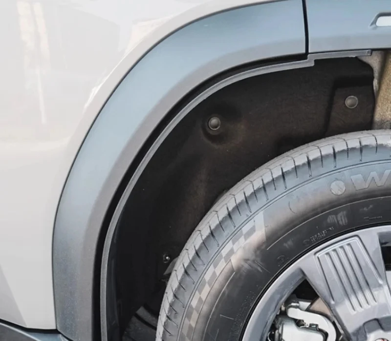Panel de revestimiento para rueda trasera de coche, guardabarros de goma con aislamiento acústico, modificación compatible con CHERY JETOUR Traveler T2 2023 +
