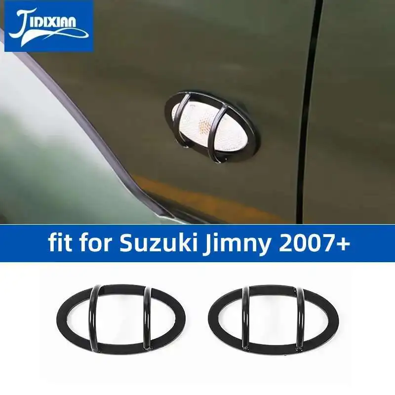 Tail Lamp Cover JIDIXIAN fit for Suzuki Jimny 2007 Up Car Exterior Turn Signal Light Lamp Protective Decoration Cover for Jimny Up