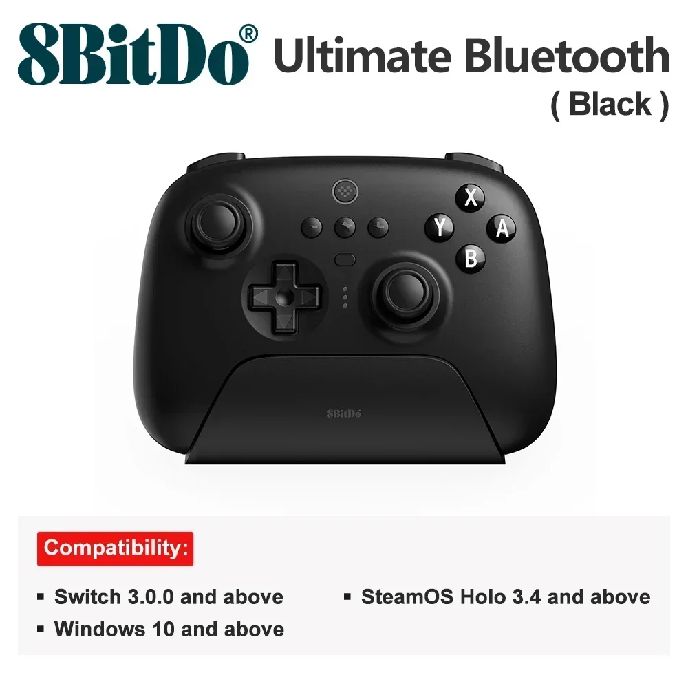 Manette 8Bitdo manette Bluetooth Ultimate pour Nintendo Switch & PC  Windows - Blanc