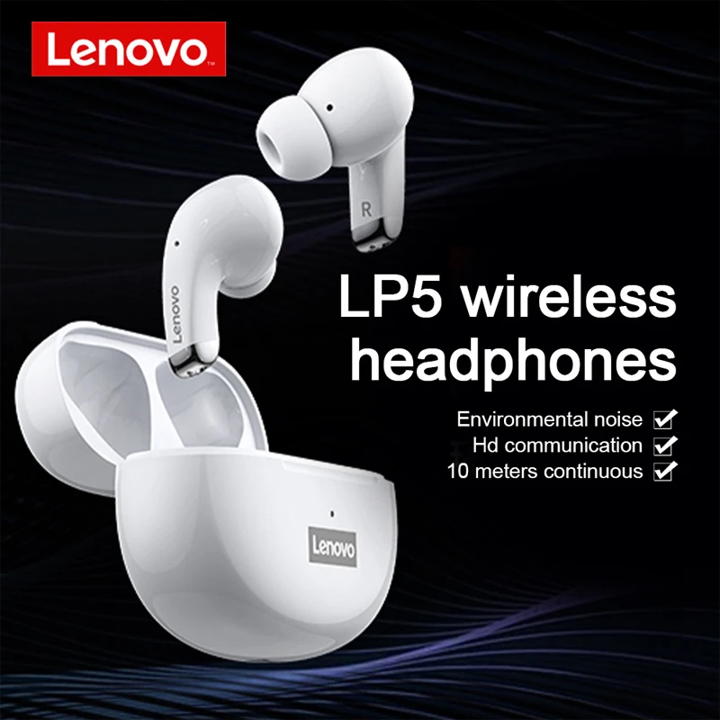 Lenovo LP5 TWS Bluetooth Earphone 9D 