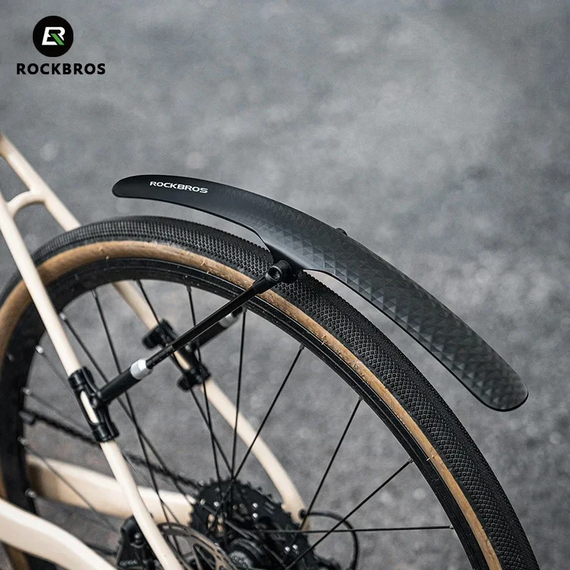 Road Cycling Fender Front/Rear Tire Bike Fender Easy Installation Aluminum Alloy Support Road Bicycle Fix Gear