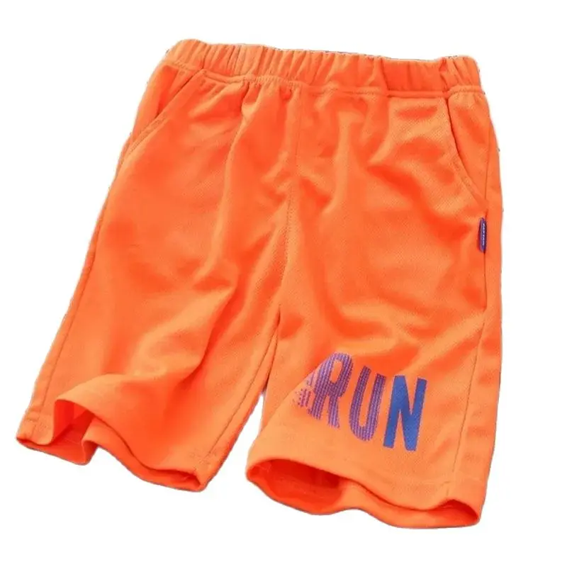 Kids Sport Shorts Football Training Shorts Men Kits Soccer Uniform Boy Running Basketball Solid Color Loose Beach