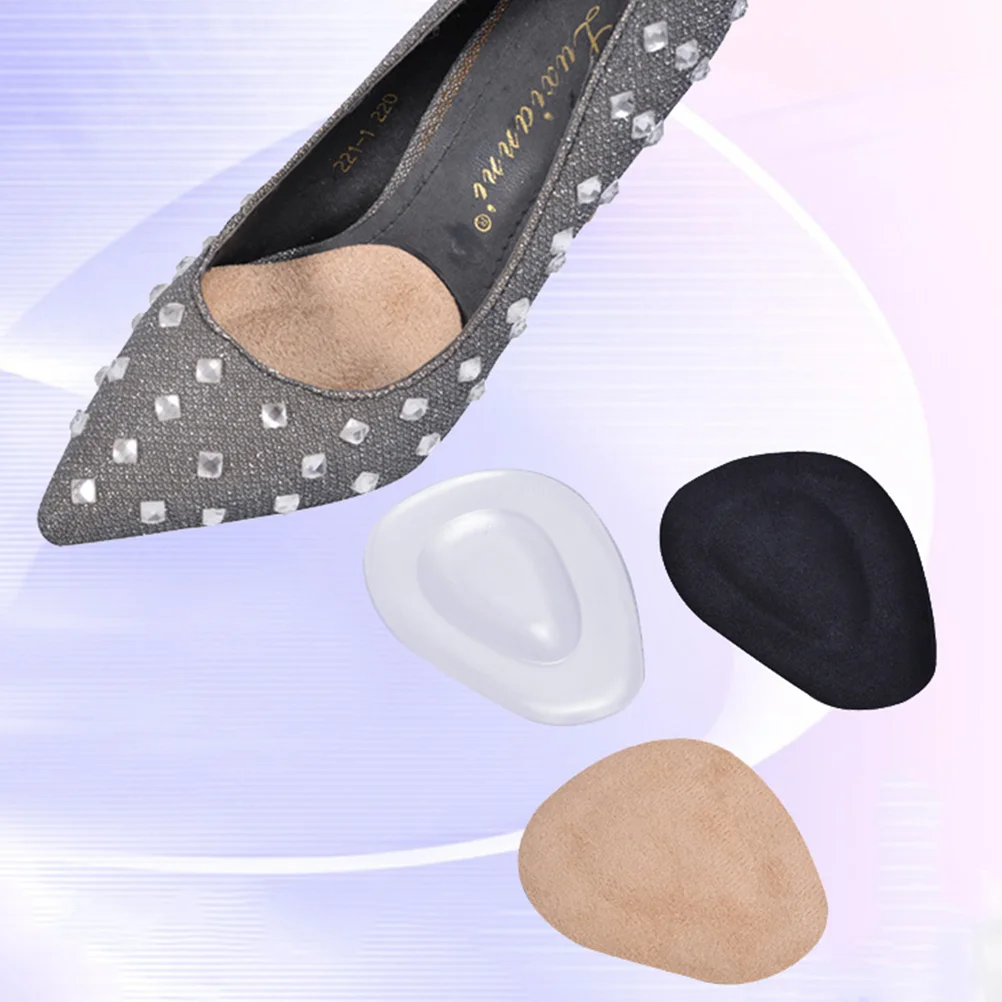 

Insole 3 Pair Lint Anti- Shoe Pads Forefoot Cushions High Heels Shoes Insoles Cushions