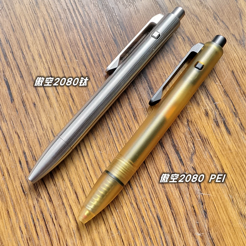 EDC 수입 PEI 및 티타늄 합금 다마스커스 스틸 시그니처 펜 필기 다기능 ..