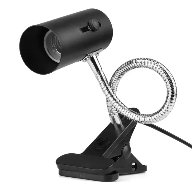 360 Degree Rotation Heating Lamp Clip Cover Durable Reptile E27 Lamp-socket Kit Clip-on Bulb Universal Light Holder 4