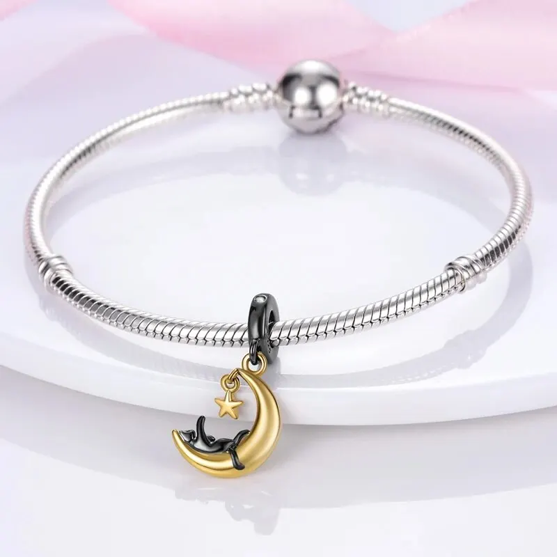 925 Sterling Silver Beads Charms for Pandora Bracelets DIY Jewelry