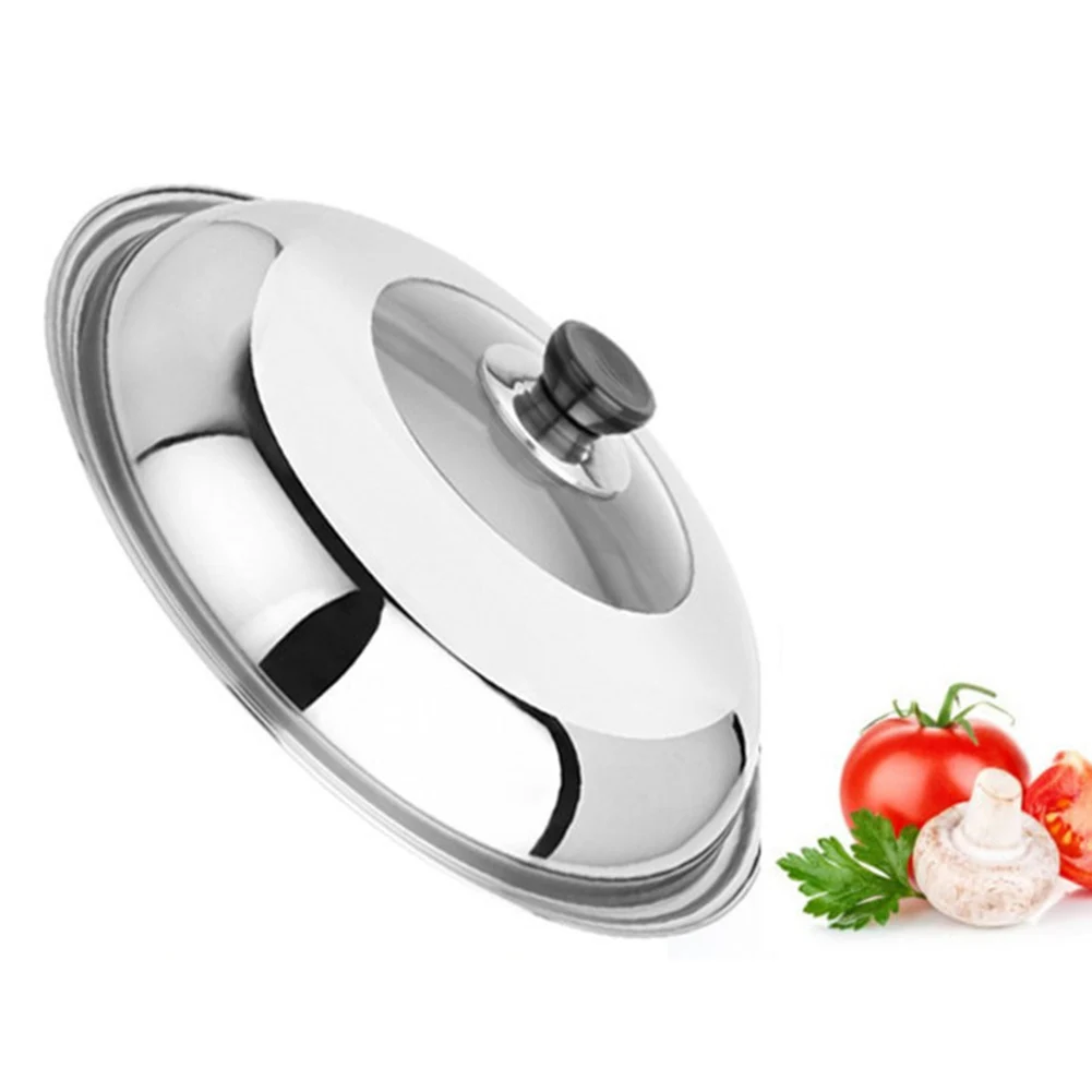 Wok Lid Pot Lid Combined Vegetable Cover 36CM 28CM 32CM Stainless Steel Kitchen Supplies Accessories