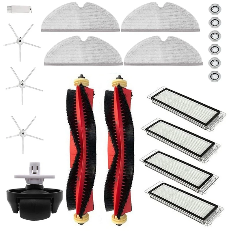 Replacement Parts Main Brush Side Brushes HEPA Filter Compatible For