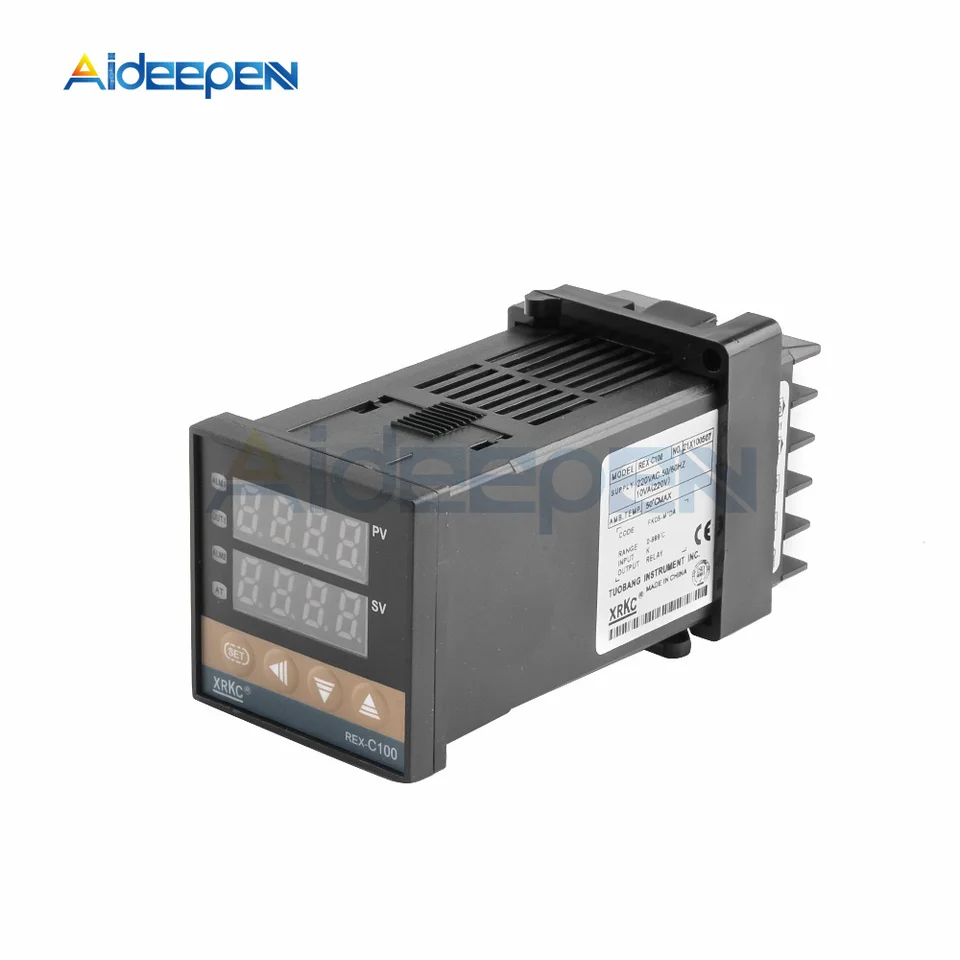 REX-C100 Regolatore PID Digitale Con SSR 40A E Termocoppia K – 0-400°C, 220V AC
