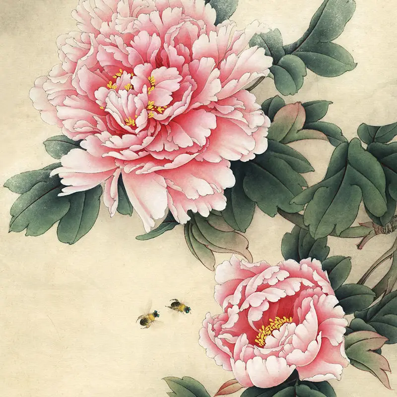 Meticulous Painting Ripe Xuan Papers Traditional Chinese Painting Flower Bird Peony Line Drafts Beginners Copying Coloring Paper traditional chinese painting copying book meticulous painting line drawing manuscript beginner flower fish insect line draft set