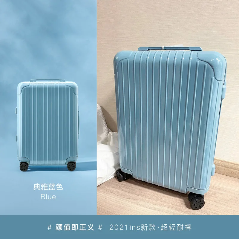 PLUENLI Luggage Women's Small Boarding Student Password Box Lightweight SuitcaseTrolley Case Strong and Durable