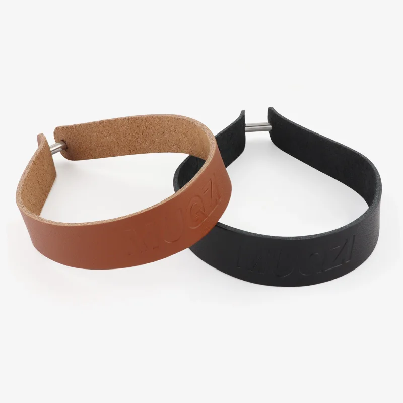 Leather Pull Strap Belt Folding Bike Quick Release Handle Belt Fit for Brompton