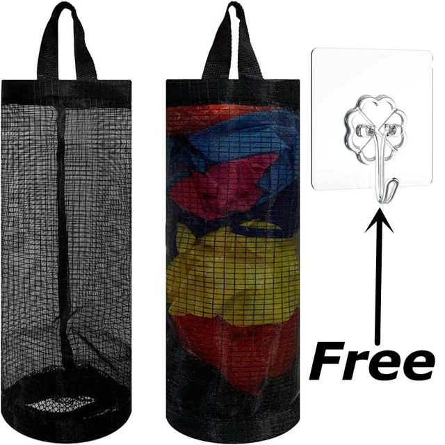 Breathable Mesh Garbage Bag Organizer Hanging Storage Bag Dispenser for  Reusable Plastic Bag Trash Kitchen Supplies Bag Holder - AliExpress