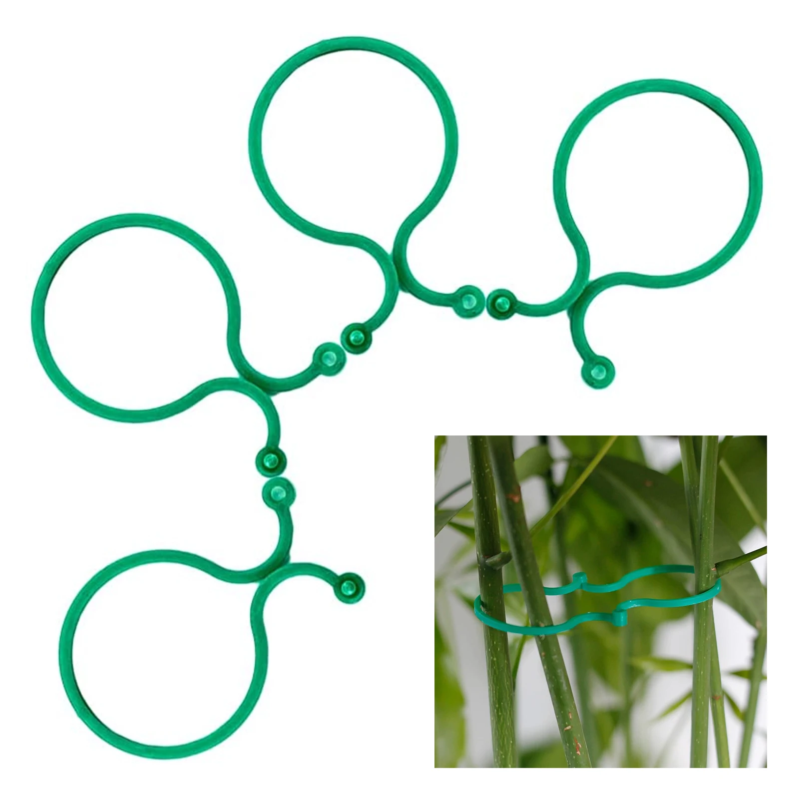 20pcs Plant Climbing Wall Fixture Clips Selfadhesive Hook Plant Fixer