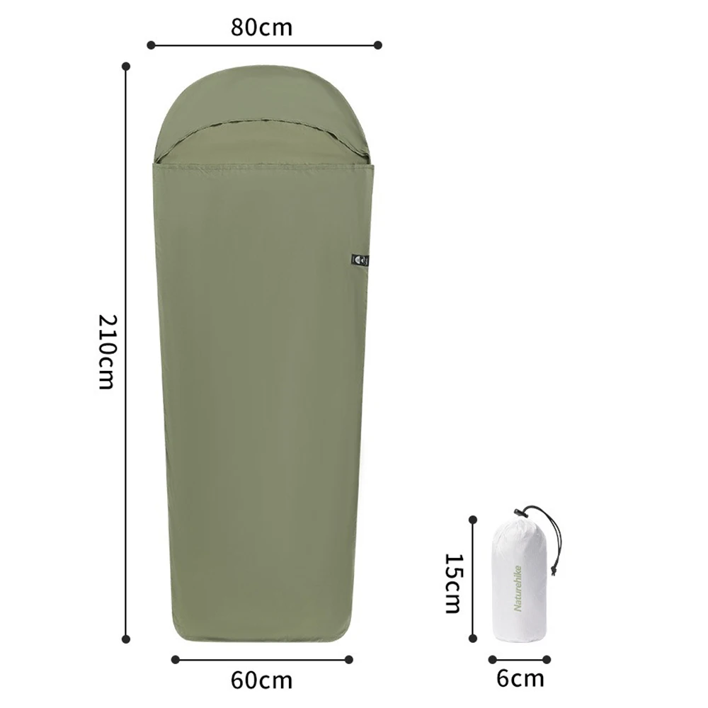 Mummified Sleeping Liners Single Sleeping Bags Velvet Bags Warm Bags for Camping and Hiking