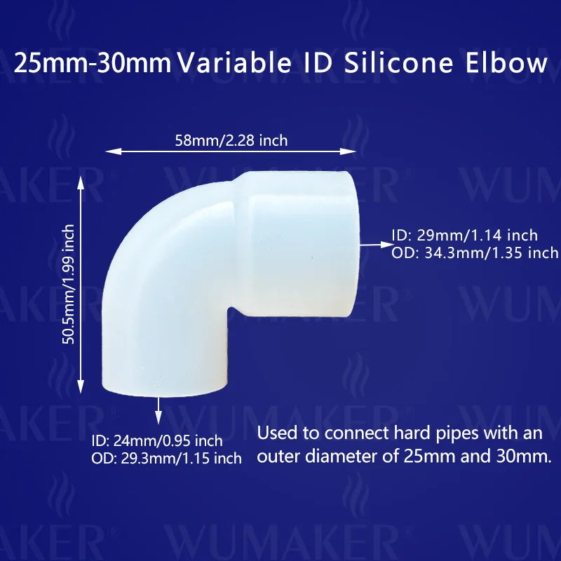 Flexible Silicone Right-Angle Elbow Connector for Versatile Applications