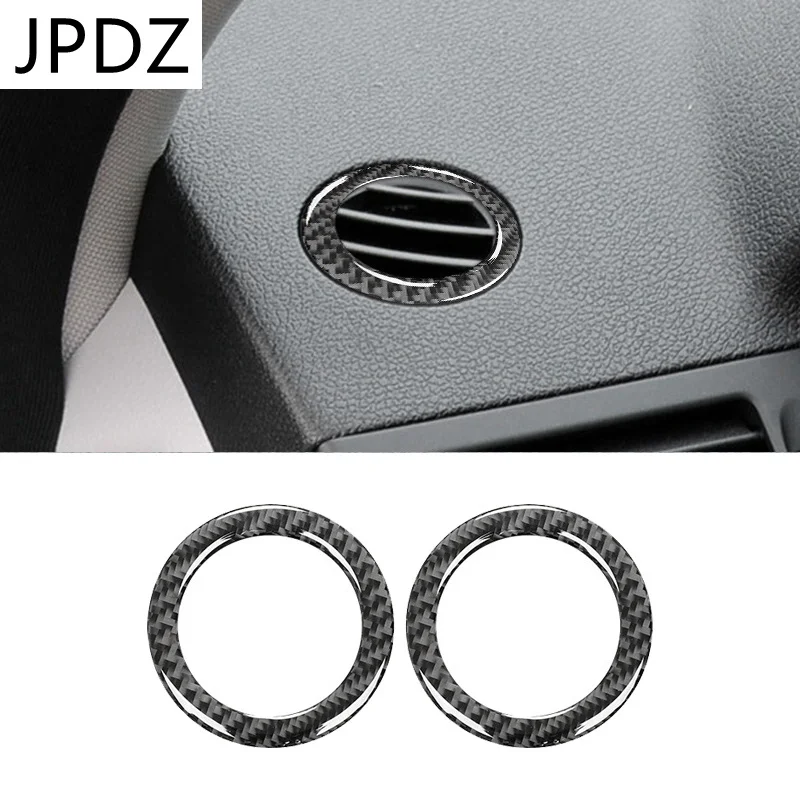 

Car Interior Carbon Fiber Side Air Conditioning Vent Outlet Cover Trim Stickers For Mercedes Benz C Class W204 2007-2014