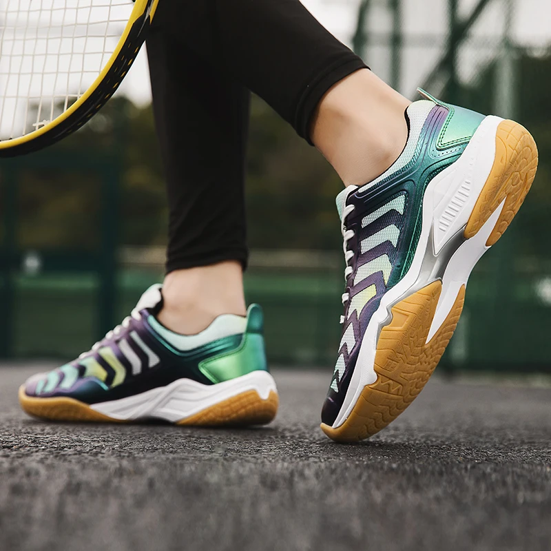 Casual Professional Table Tennis Shoe Comprehensive Training Badminton Popular Tennis Shoes MD Sole Seamless Cutting Technology