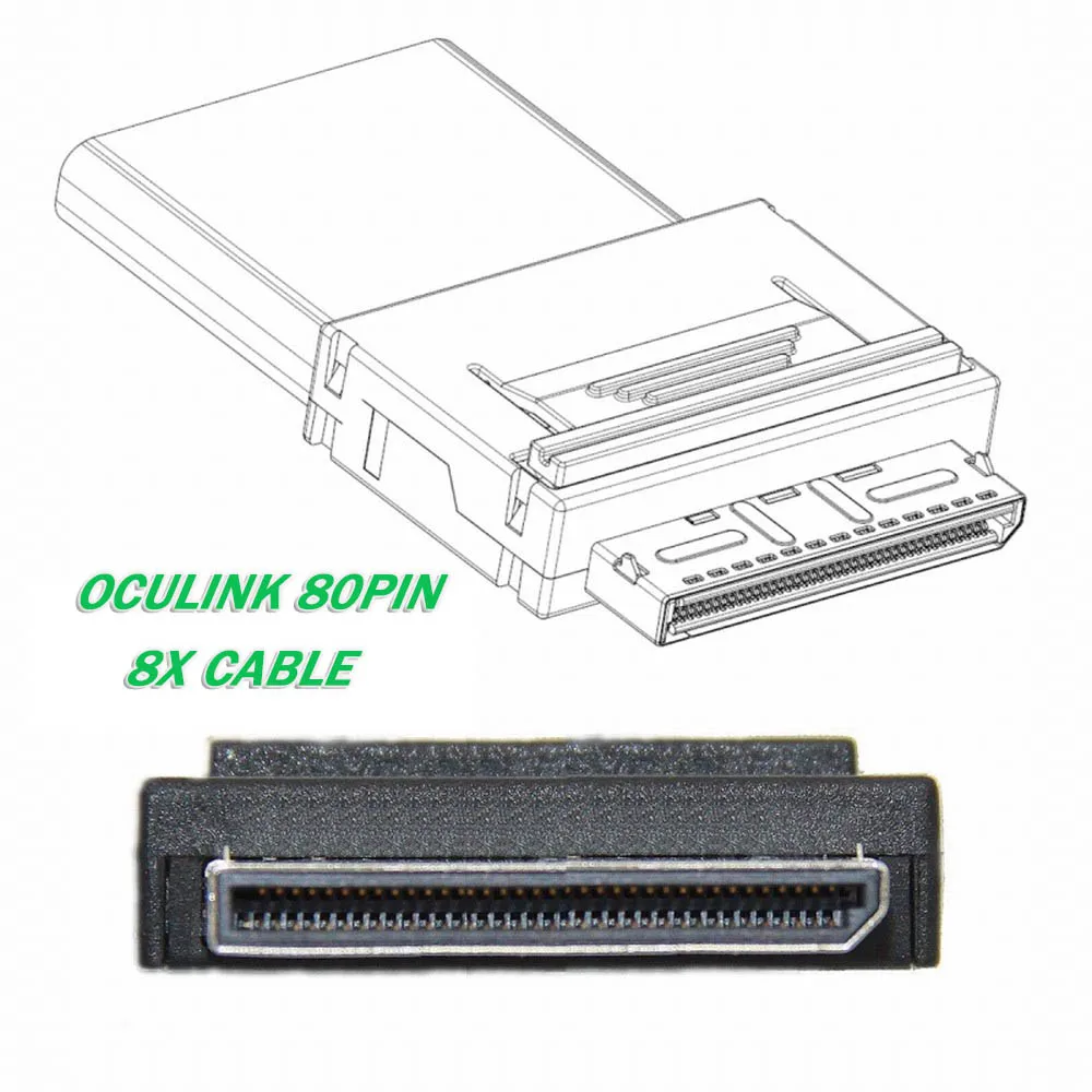 Oculink-pcie 3.0 4.0 x16からデュアルSFF-8612 8i、sff8611、8x vroc