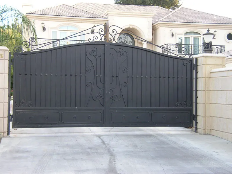 Custom Or Standard New Design Iron Gate Modern Iron Pipe Gate Design Wrought Iron Gate 3