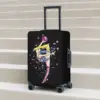 Graceful Gymnastics Print Suitcase Cover Girly Art Vacation Business Useful Luggage Supplies Protector 1