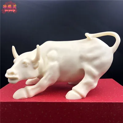 

Lvory Fruit Carved Statue Of Guan Gong The God Of Wealth Household Decoration