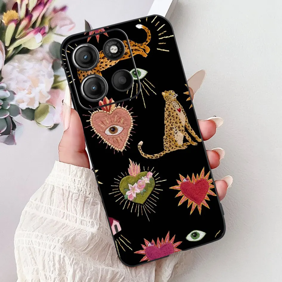 Für Motorola Moto G15 Fall Neue Mode Schmetterling Weiche Silikon Schützen Telefon Abdeckung Für Motorola Moto G75 Fundas G75 G15 stoßstange – Detail 32