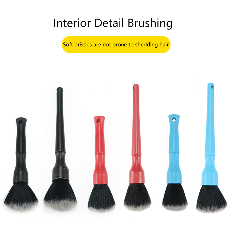 Car Ultra-Soft Detailing Brush Soft Auto Interior Detail Brush With Synthetic Bristles Duster Brush Auto Cleaning Accessories