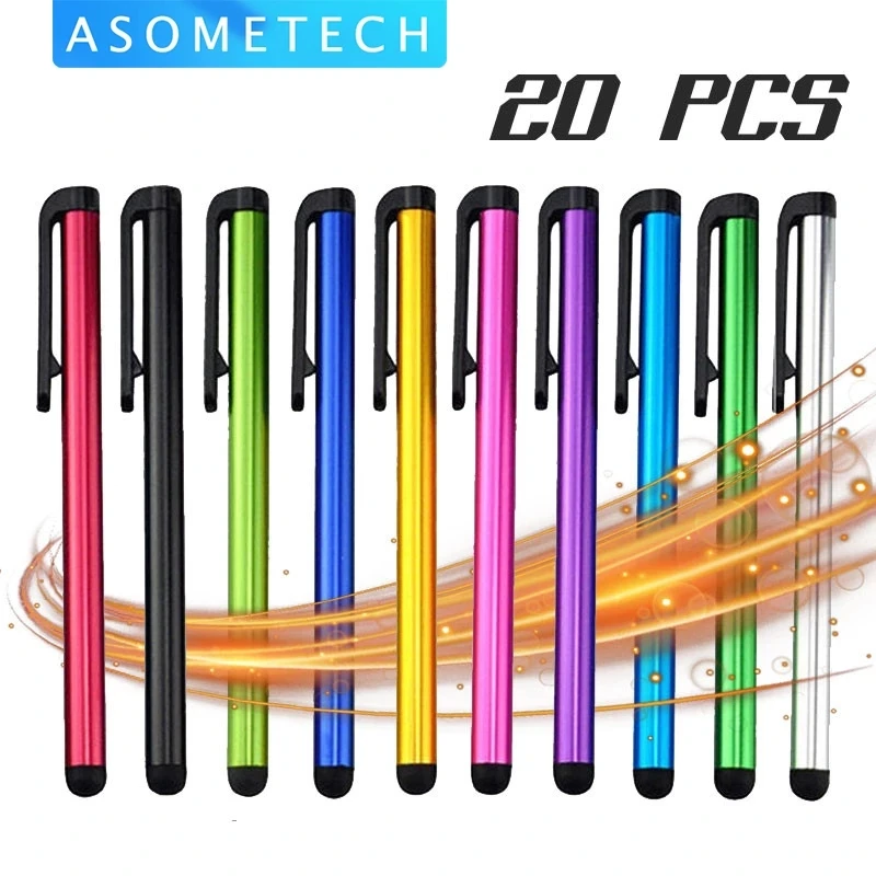 Capacitive Touch Screen Stylus Pen For IPad Air Mini For Samsung xiaomi iphone Universal Tablet PC Smart Phone Pencil 20 PCS/Lot stylus pen ipad stylus touch screen stylus