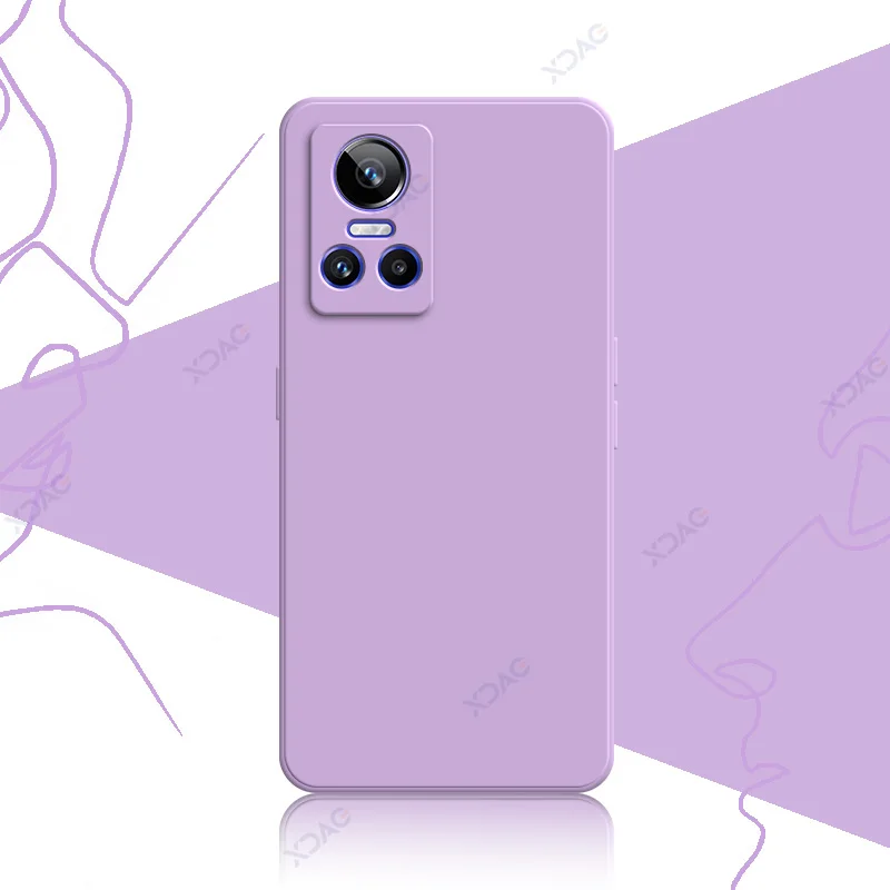 Luxury Dual Liner Protective Shockproof Phone Cover - Premium Liquid Silicone Square Shield