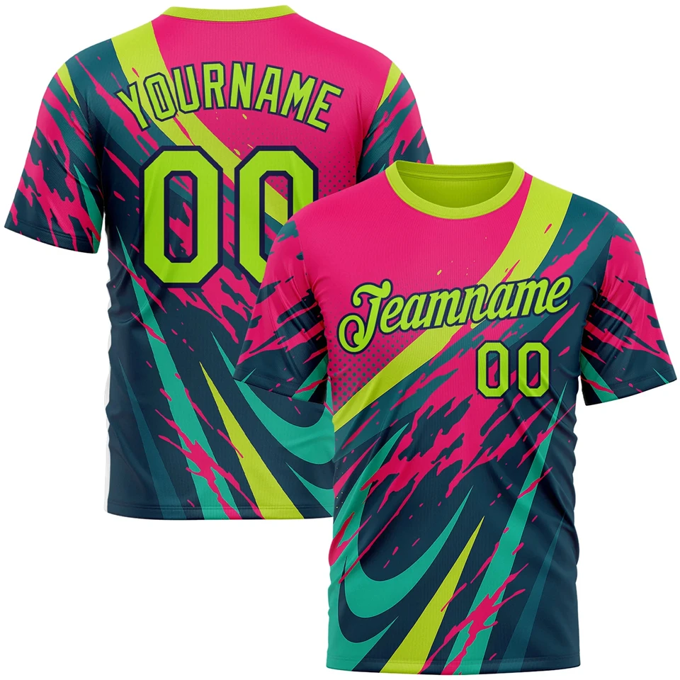 Personalizzazione Uniformi della squadra della maglia sportiva fai-da-te per uomo Nome personalizzato Nome della squadra Numero T-shirt con stampa 3D T-shirt casual oversize