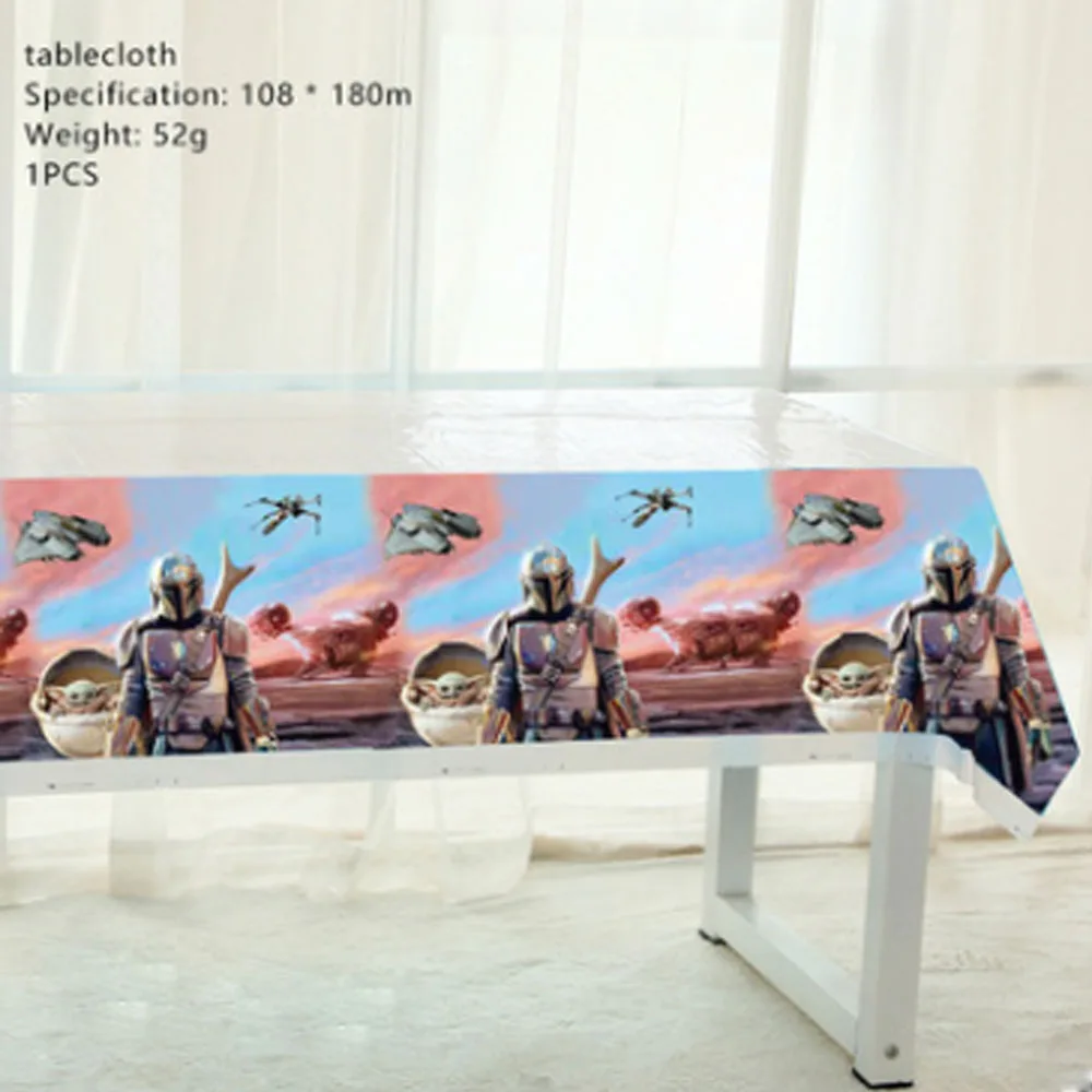 Mandalorian Yoda Tema Bambino Decorazioni Per Feste Di Buon Compleanno Palloncino Baby Yoda Stoviglie Baby Shower Forniture Per Feste