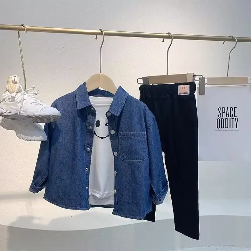 

Kids Denim Shirts Coats Girl Clothes Top Clothes For Children New In Outerwears Clothing For Baby 2 3 4 5 6 7 Years