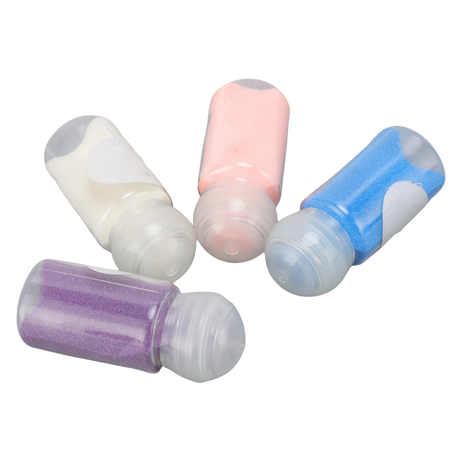 4개입 10ml 엠보싱 파우더 세트, 4가지 투명 색상의 엠보싱 파우더, 스크랩북, 고무 스탬프 및 종이 공예용