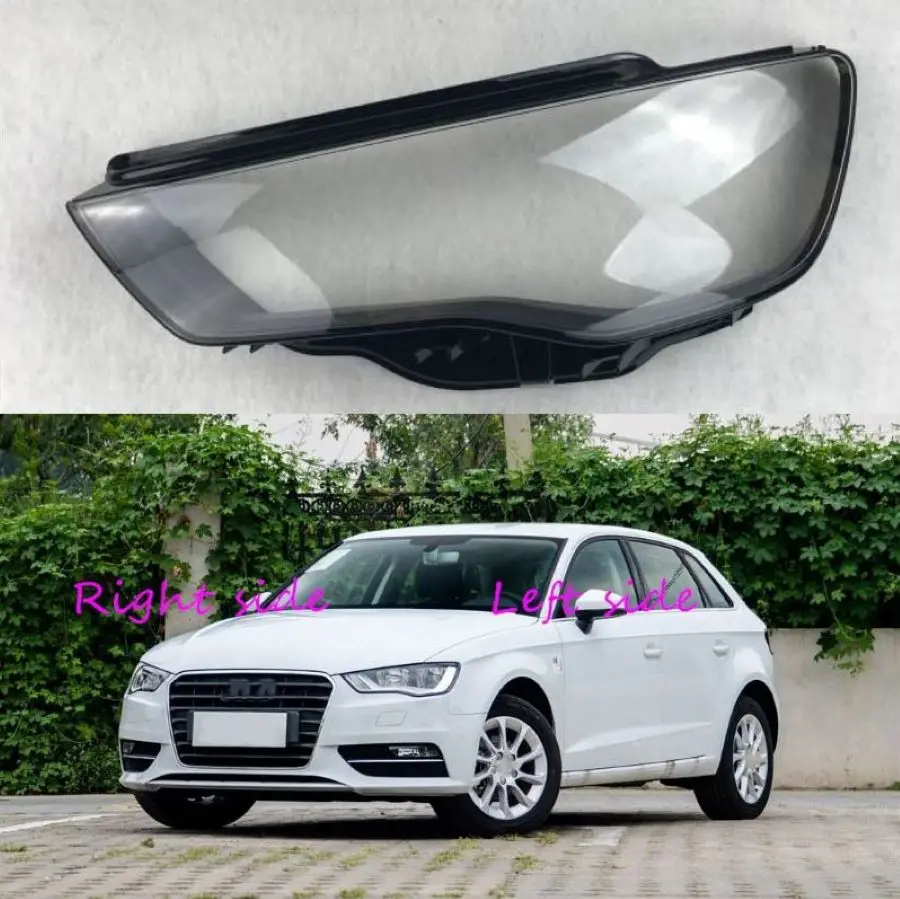 

Car Headlamp Lens For Audi A3 2013 2014 2015 2016 Car Headlight cover Headlamp Lens Auto Shell Cover