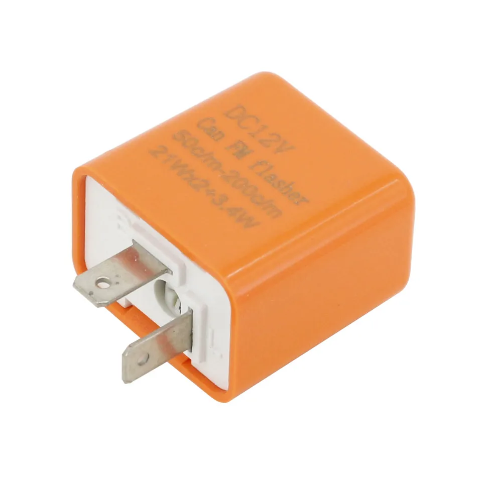 PAオレンジ オートバイ用のオレンジ色のブザー,2ピン,12V,1ユニット - AliExpress