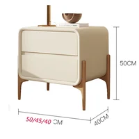 Simple Light Luxury Solid Wood Nighstand