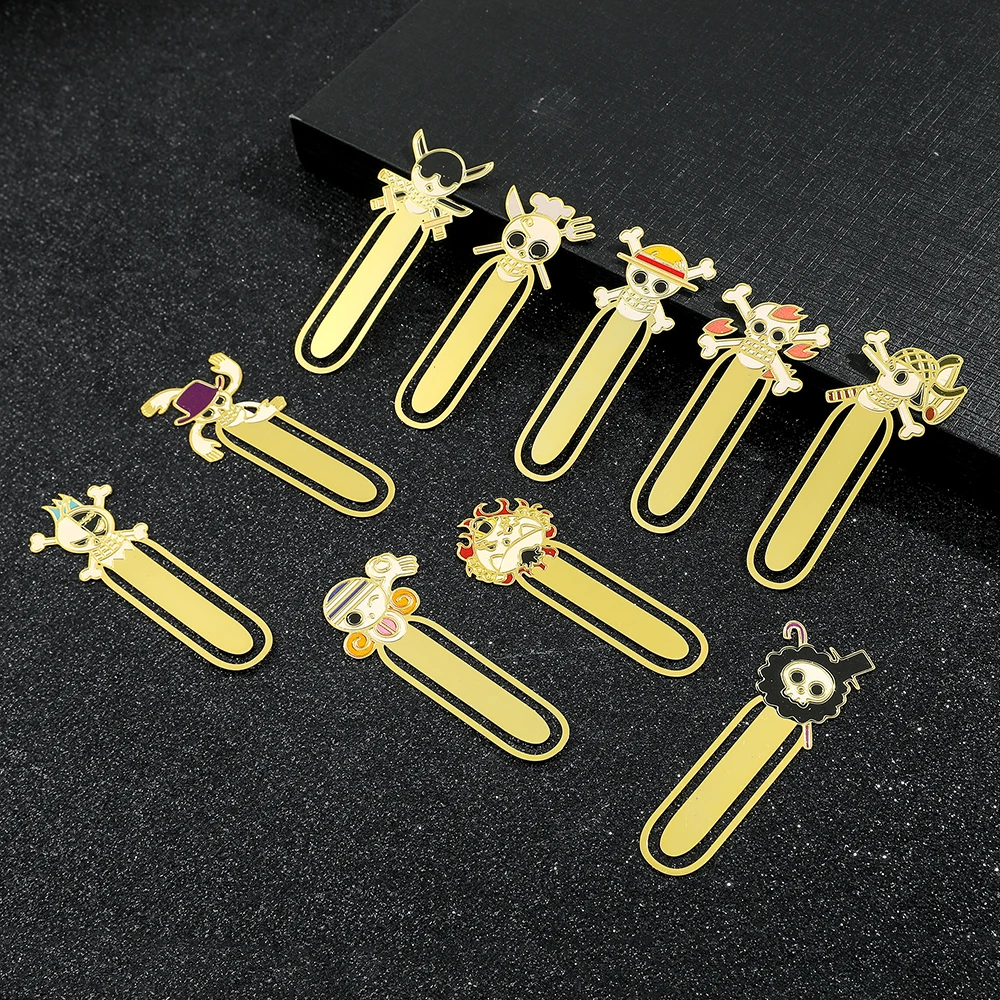 アニメワンピースブックマーク女性男性子供ファンクリエイティブメタル