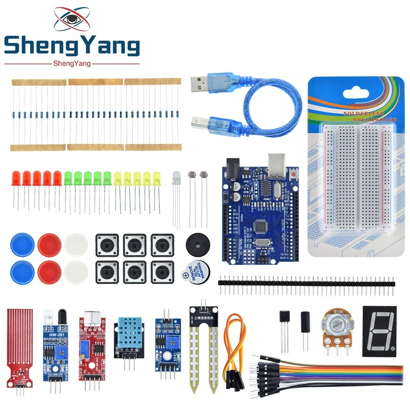 TZT Basic Starter Kit for Arduino Uno Set R3 DIY Kit - R3 Board ...