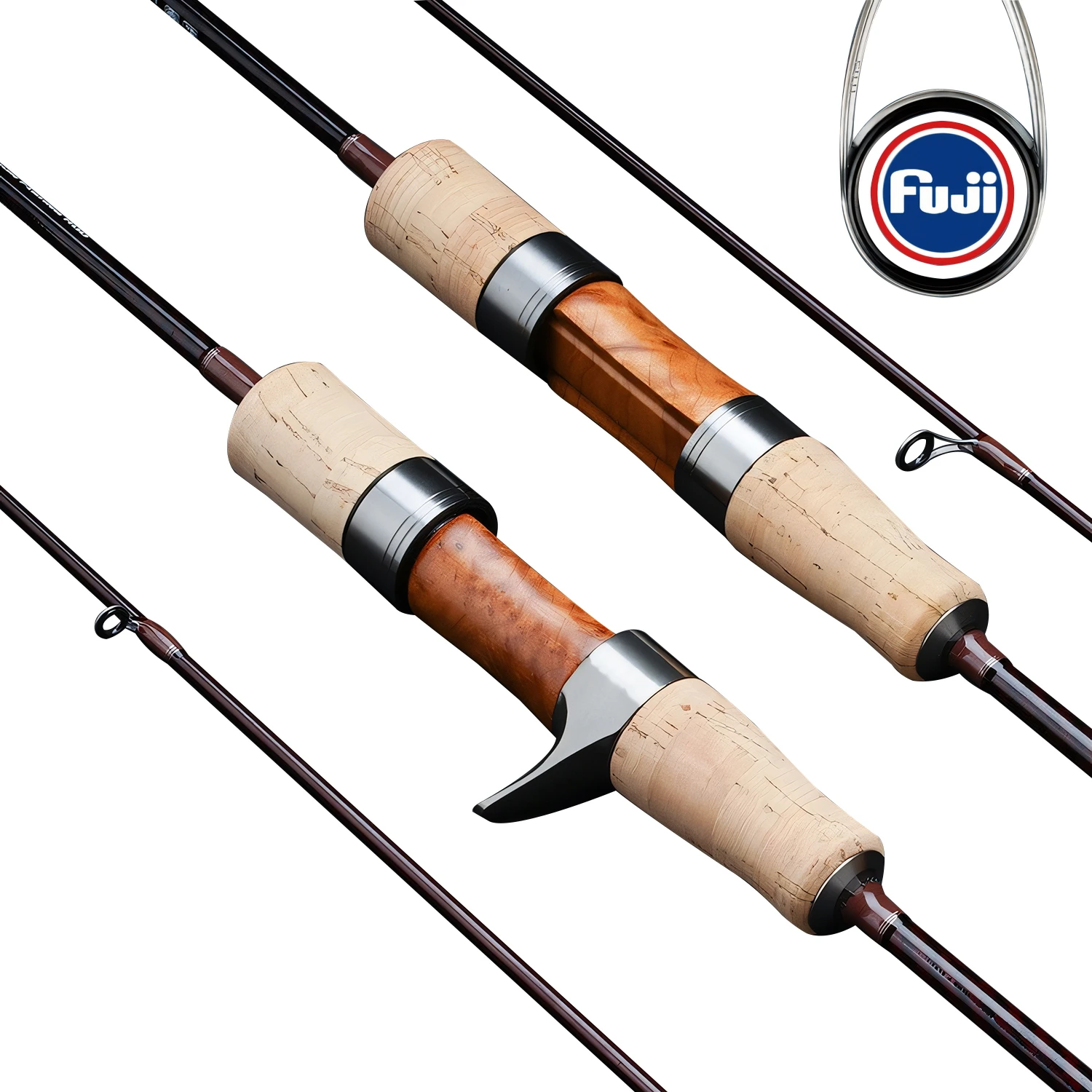 Fuji-Guide-Ring-Carbon-Fiber-Ultralight-UL-Lure-Rod-Carp-Trout-Bass ...
