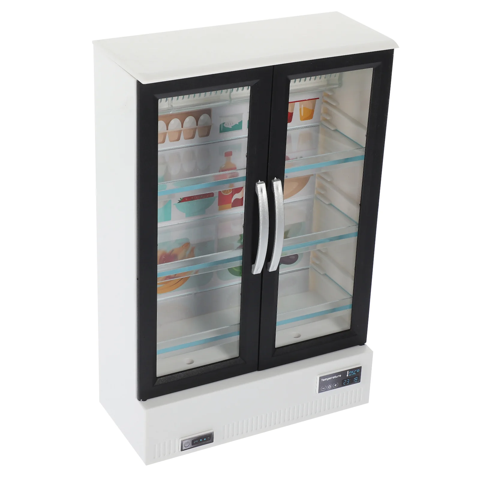 

Children's Refrigerator Toys Mini House Miniature Furniture Fridge Pretend Play Kids Plastic