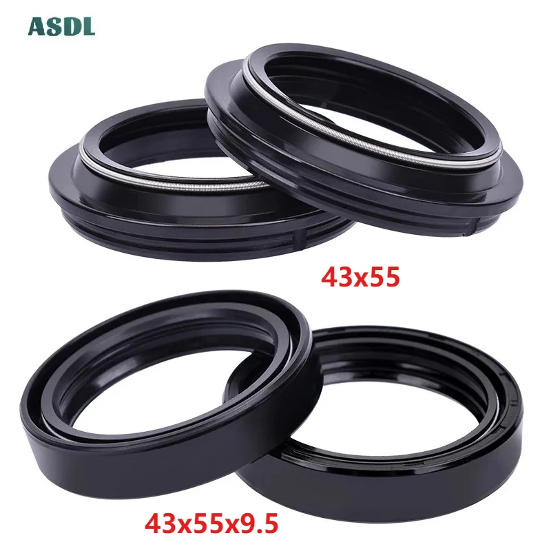 43x55x9.5/10.5 Fork Oil Seal 43 55 9.5 Dust Cover For Kawasaki