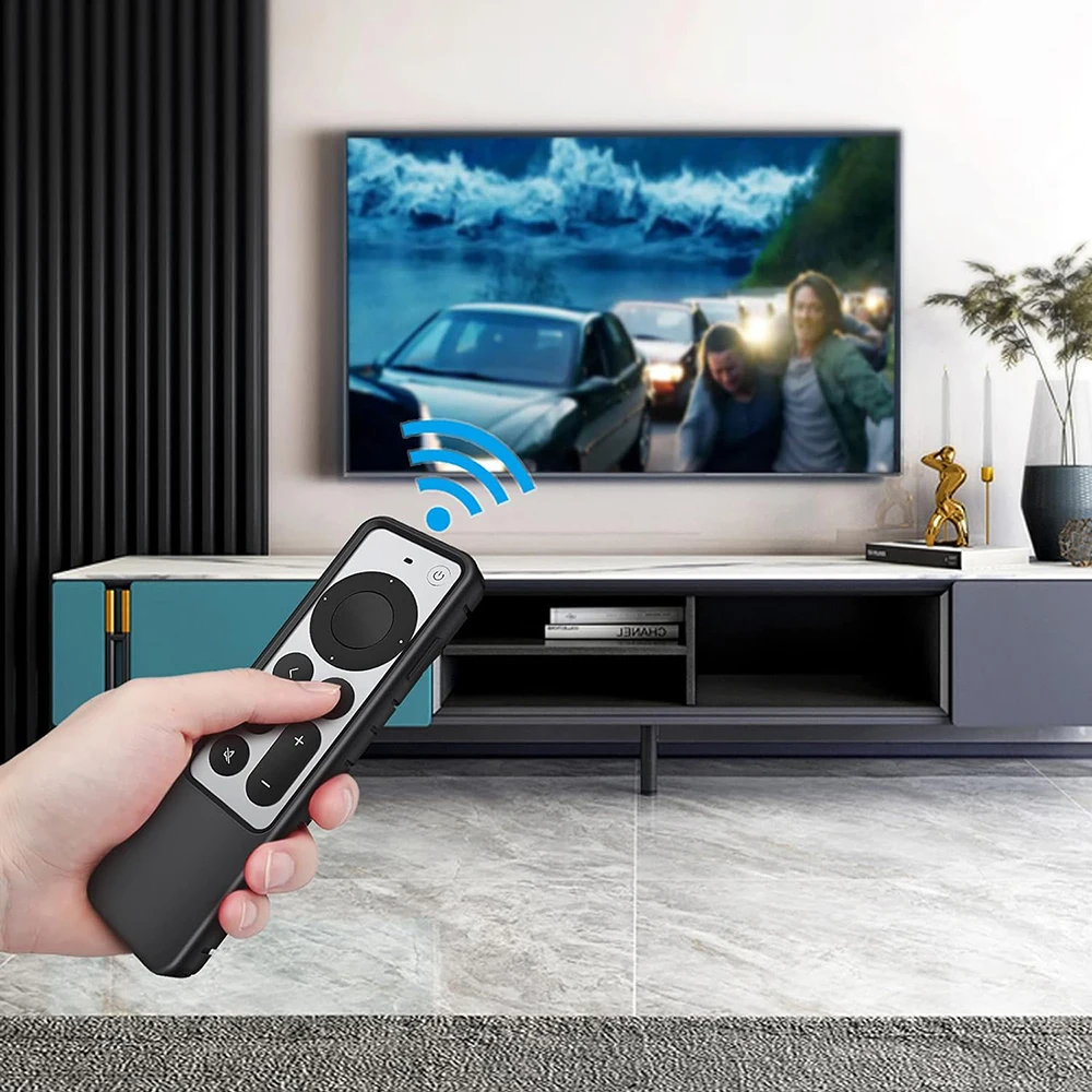 Protective Case for Apple TV Siri Remote-Silicone Cover for Apple TV 4K / HD Siri Remote Controller (2nd / 3rd Gen)