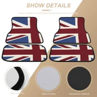 Custom Made Car Floor Mats Front & Rear Set Union Jack For Mini Cooper 2007-2023 R55 R56 R57 R60 R61 F54 F55 F56 F57 F60 Clu 5