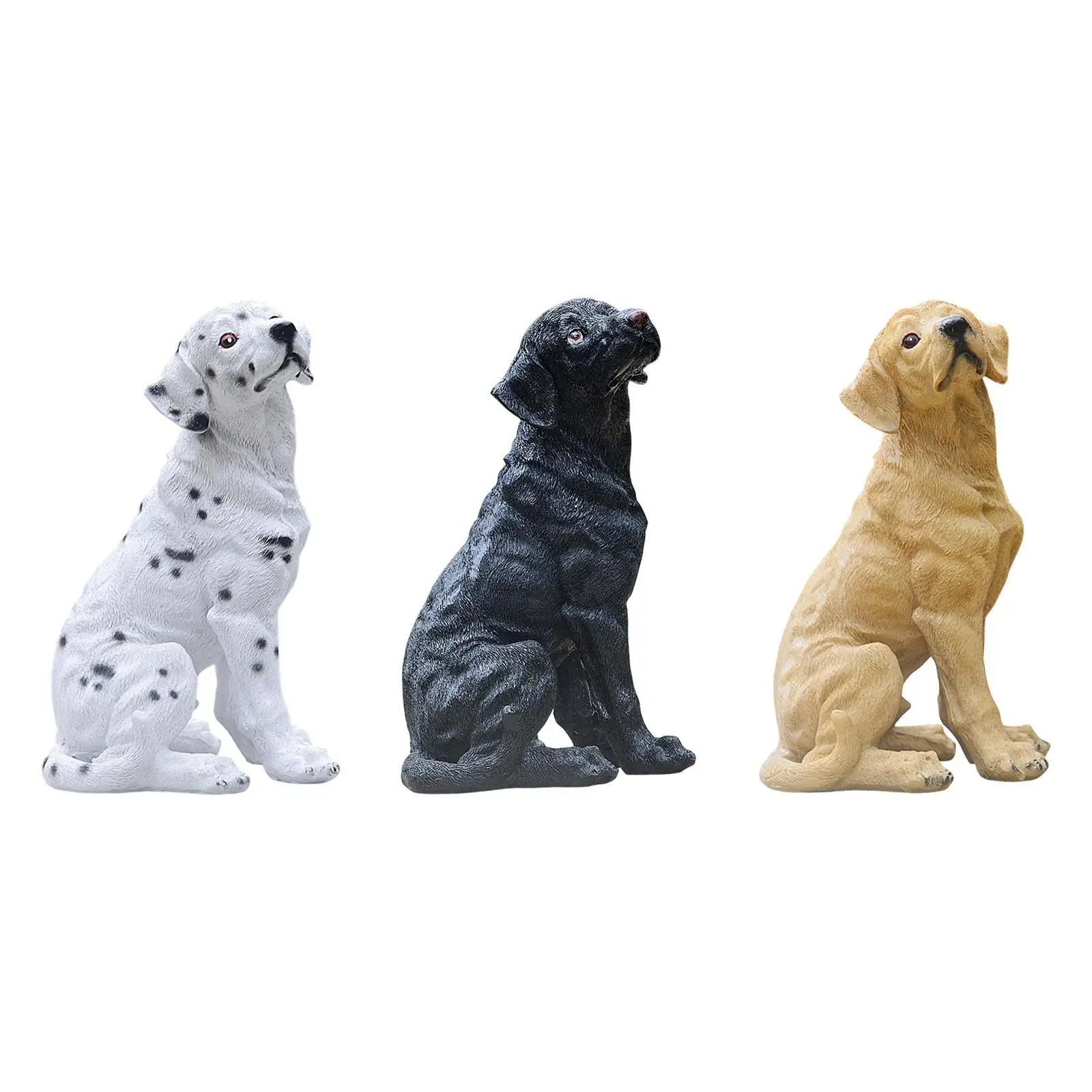 Dog Statue Animal Sculpture Resin Cute Creative Lawn Ornament Decorative Dog Statue Animal Sculpture Resin Cute Creative Lawn Ornament Decorative