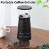 New Electric Coffee Grinder USB Rechargeable Home Stainless Steel Manual Coffee Mill Machine Bean Grinders Kitchen Accessories 1
