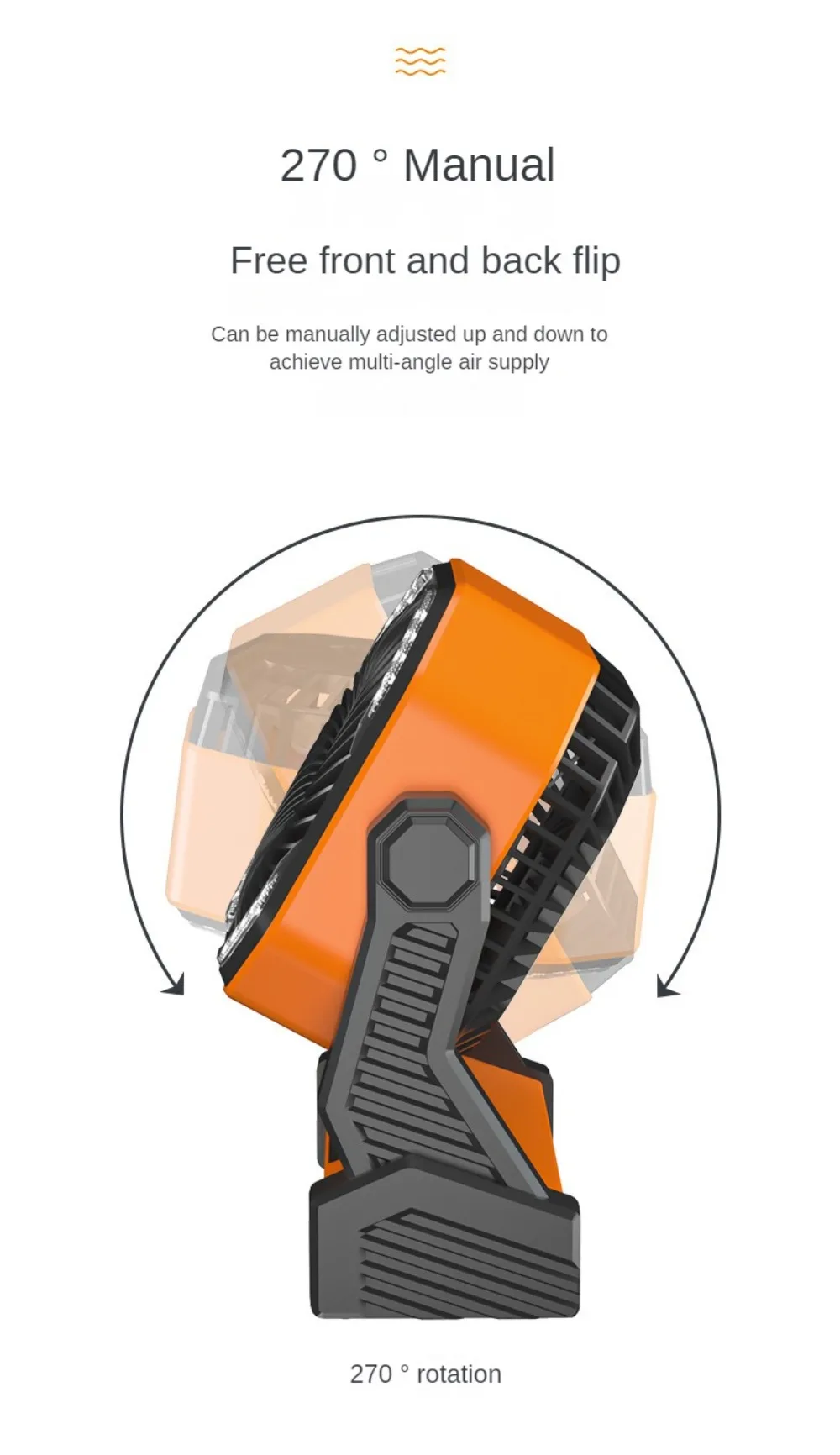 Ventilatore Socool 20000mAh con Telecomando, Portatile per Campeggio, Mini Venti