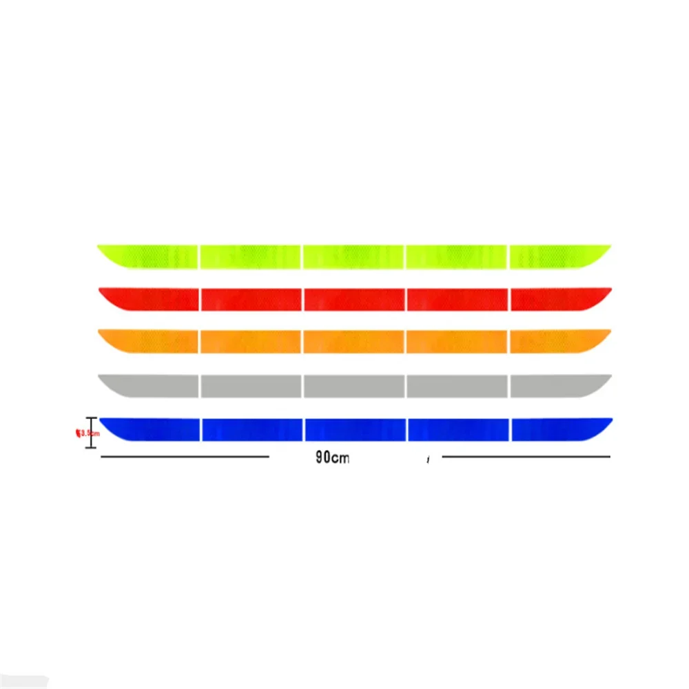 Car Reflective Sticker Warning Strip Tape for Tesla Aston Martin Volvo Mazda Suzuki Isuzu Daihatsu