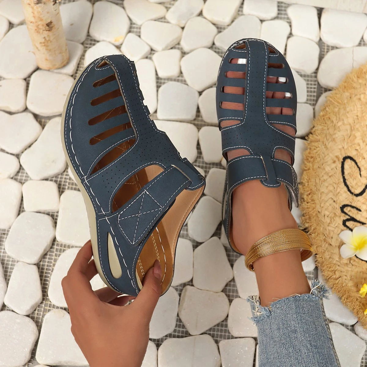 Women Slippers Summer Beach Fashion Sandals Casual Breathable Comfortable Daily Lightweight Slippers Women Shoes for