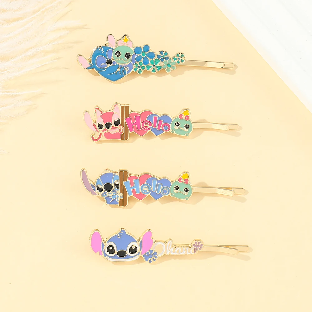 1/3pcs Disney Lilo and Stitch Hair Rope for Women Kawaii Stitch Acrylic  Hairpin Rubber Band Hair Accessoires Girl Gifts - AliExpress
